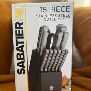 Sabatier 15 piece stainless steel cutlery set